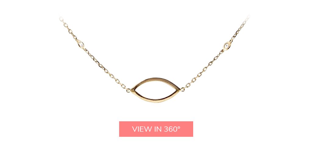 jewelry trends geometric dot necklace