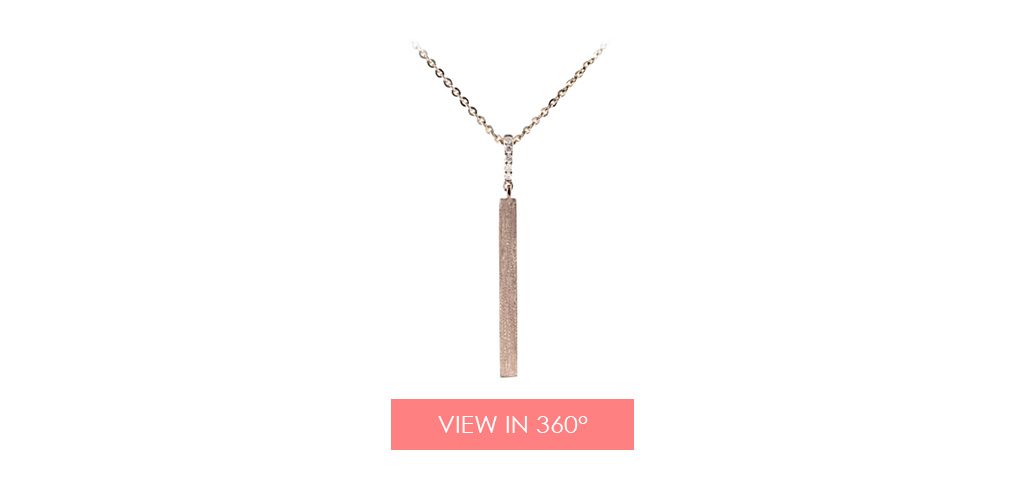 jewelry trends rose gold necklace