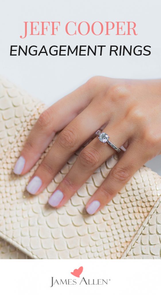 designer jeff cooper engagement ring pin pinterest