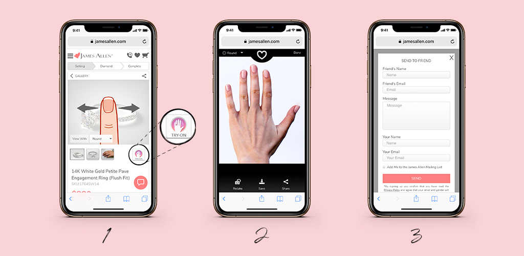 Virtual Engagement Ring Try-On 