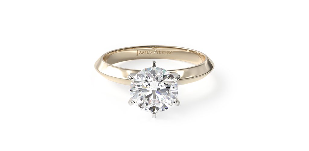 14K Yellow Gold Presentation Solitaire