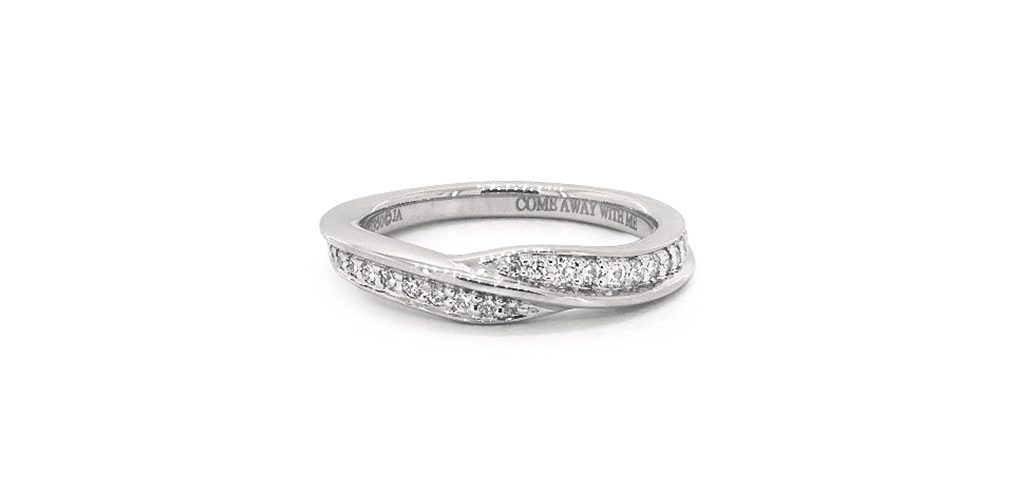 Engraving Ideas For Wedding Band Sets My Trio Rings The Modern Jeweler For The Modern Couple