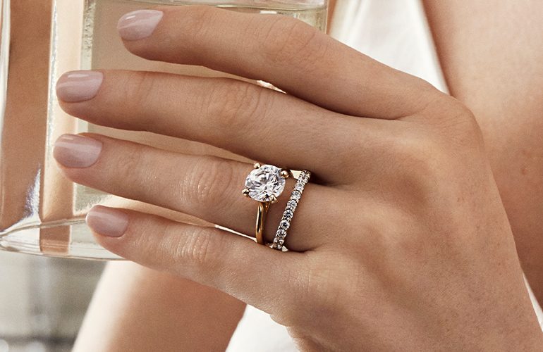 Wedding Band That Goes Around Engagement Ring Sale Online, 51% OFF 