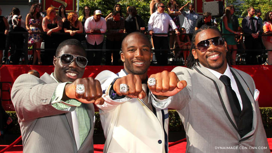 Three Green Bay Packers And Their Super Bowl Rings