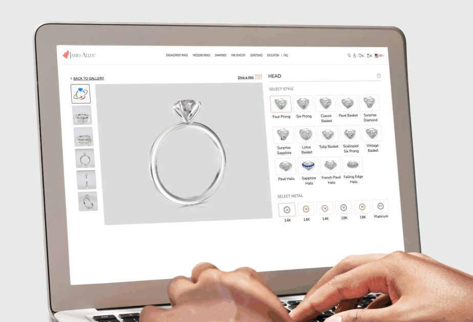 Custom Engagement Rings Online