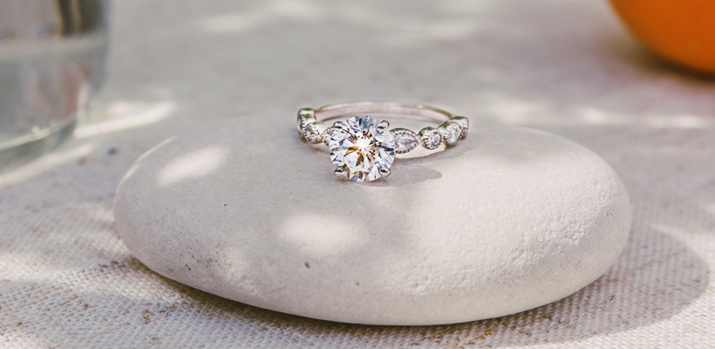 Vintage inspired engagement ring