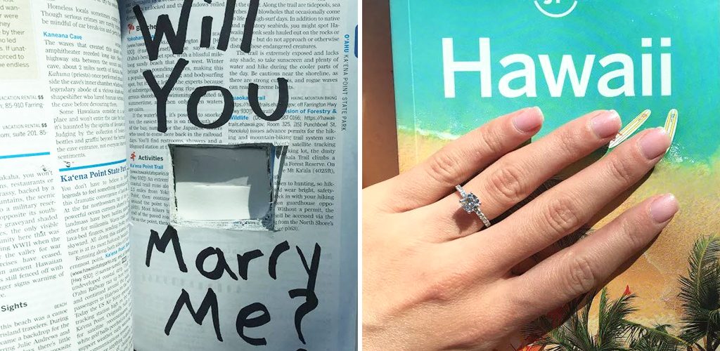 Hiding your engagement ring in a gym bag