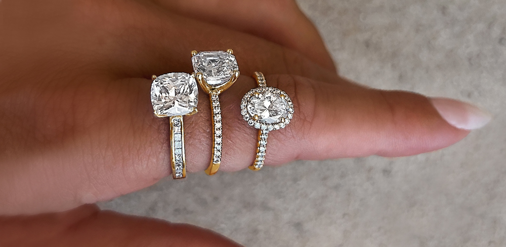 Gold engagement rings 