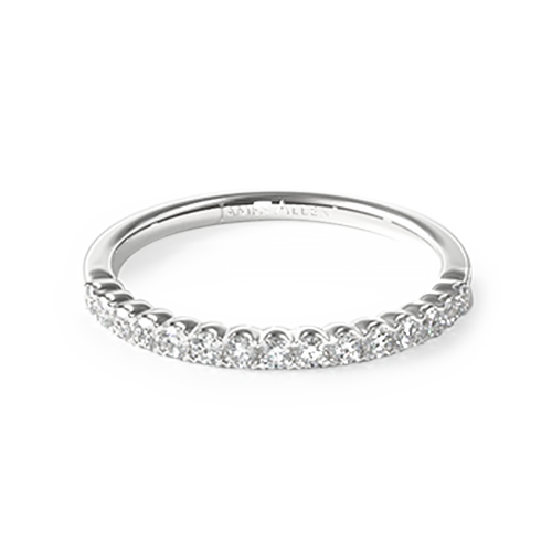 14K White Gold Fishtail Diamond Ring (0.50 CTW)