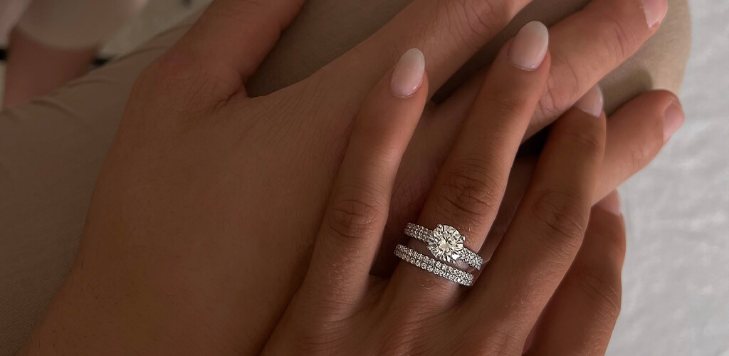 White gold wedding rings for women