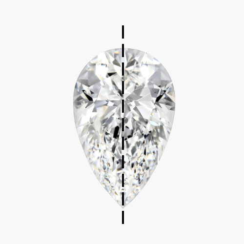 Teardrop diamond