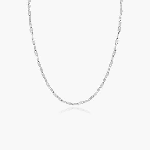 14K_White_Gold_1.45mm_Forzentina_Chain_Necklace_18_Inches