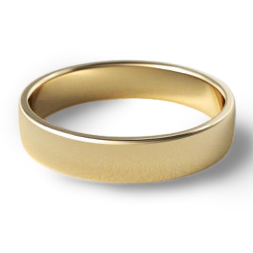 5.5mm Slightly Flat Comfort Fit Wedding Ring