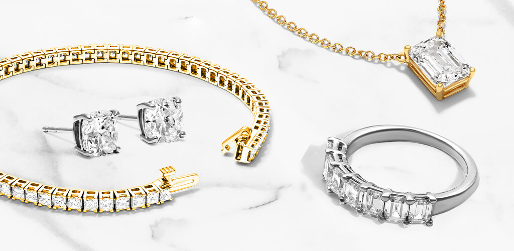 Discover Fancy Shaped Lab Created Diamond Jewelry 