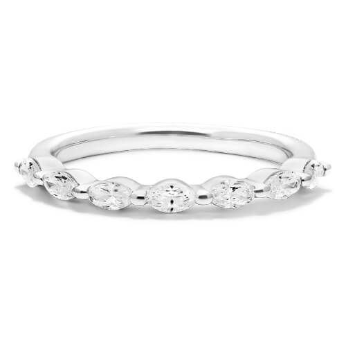 Shared Prong Marquise Diamond Ring