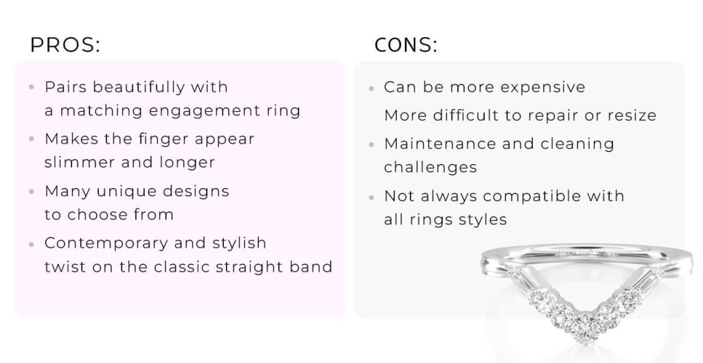 Pros & Cons Of Buying A Curved Wedding Ring 