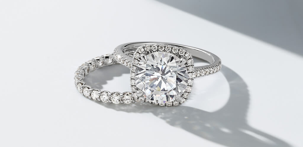 Petite micro pave on sale engagement ring setting