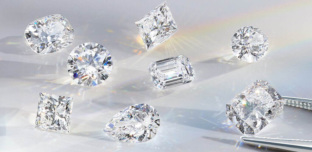 Different diamond shapes 