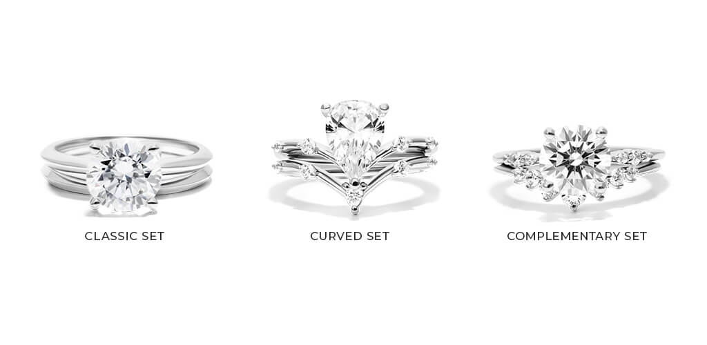 Different types of wedding ring sets 