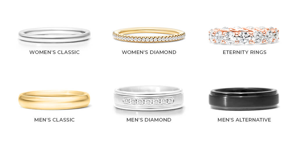  the different wedding ring styles 