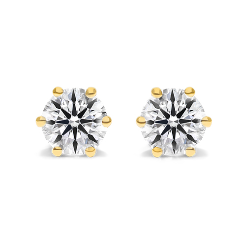 Wire Basket Diamond Stud Earring (Mounting)