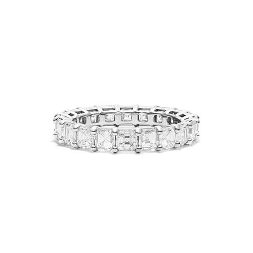 Asscher Diamond Eternity Ring