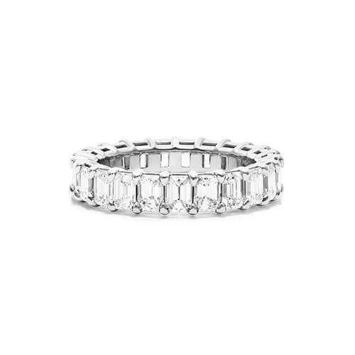 Emerald Diamond Eternity Ring