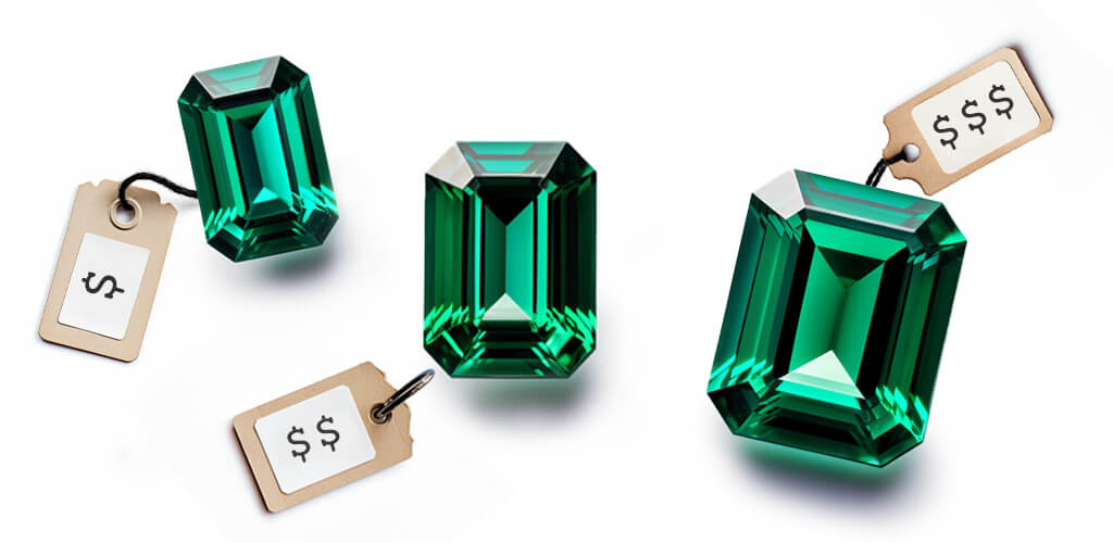 Emerald grading hot sale and pricing