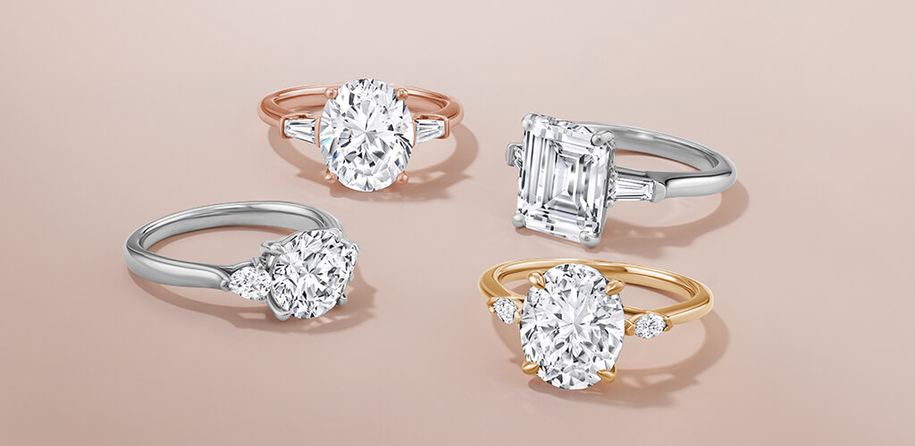 Three Stone Engagement Rings