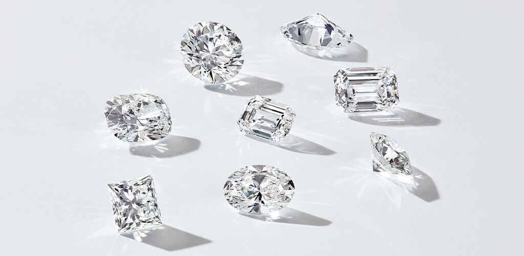 8 different diamond shapes
