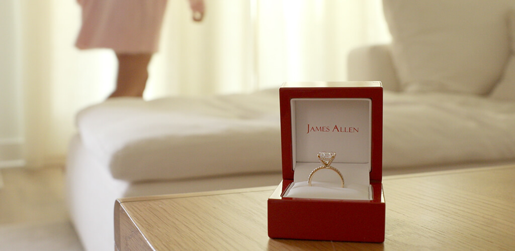 James Allen's engagement ring
