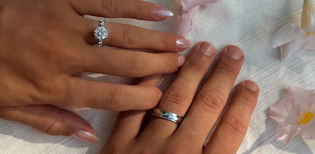 Couple Wearing Rings