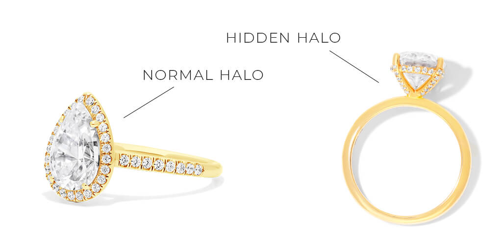 Difference Between Hidden Halo And Halo Rings