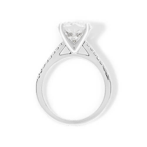 Four Prong Cathedral Ring