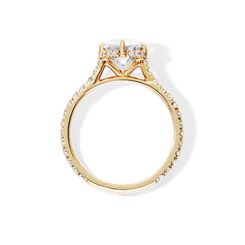 Pave Cathedral Ring