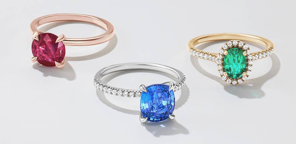 Gemstone rings