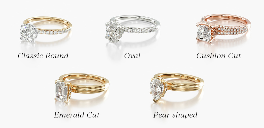 Hidden Halo Engagement Ring Styles