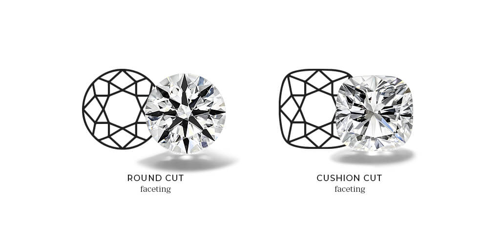 Round Diamond Vs Cushion Cut Diamond