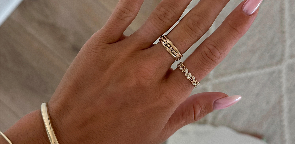 Gold Stackable Rings