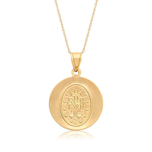 gold medallion necklace