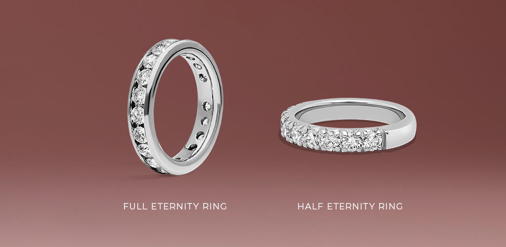 full eternity ring vs half eternity ring