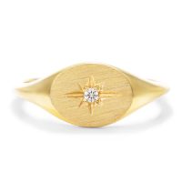 Signet Star Ring